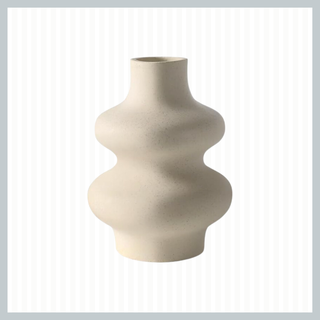 neutral decorative vases