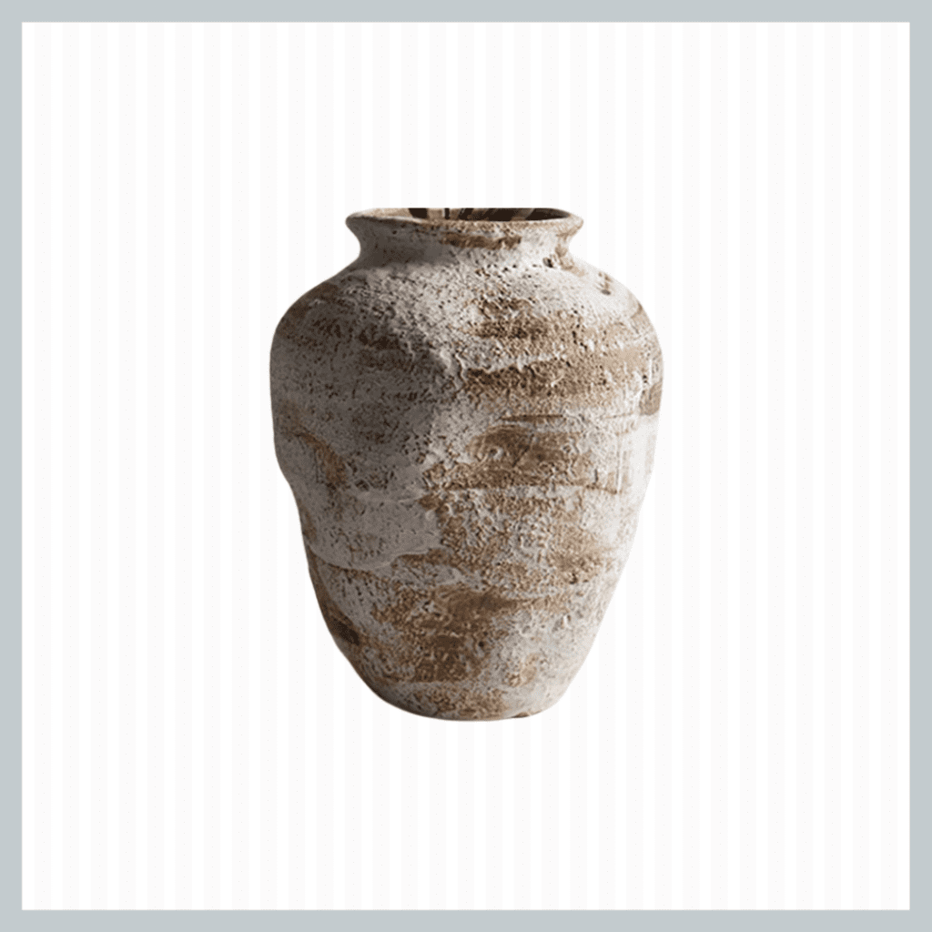 neutral large vase