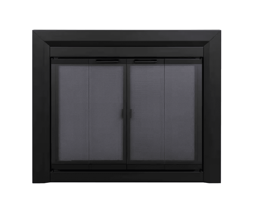 Floor-to-ceiling brick fireplace makeover