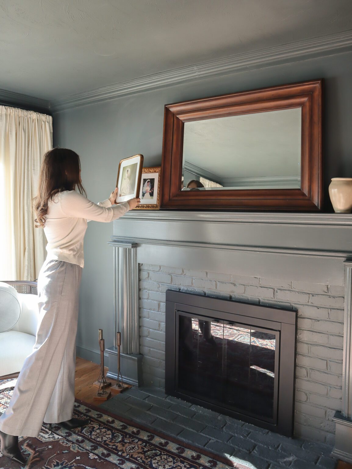 The Easiest Red Brick Fireplace Makeover Ideas for New DIY-ers - GD HOME