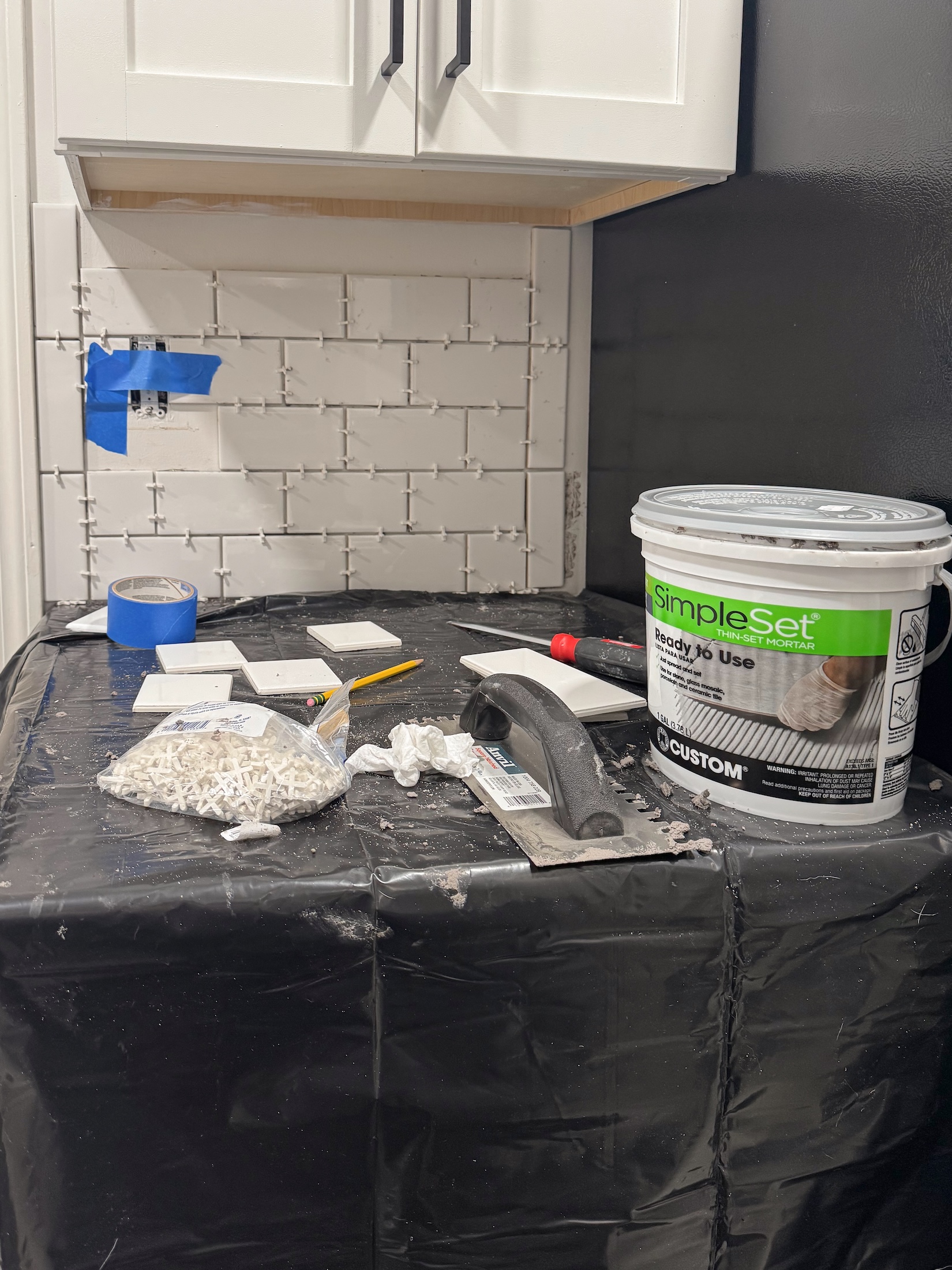 installing backsplash installing backsplash in bathroom