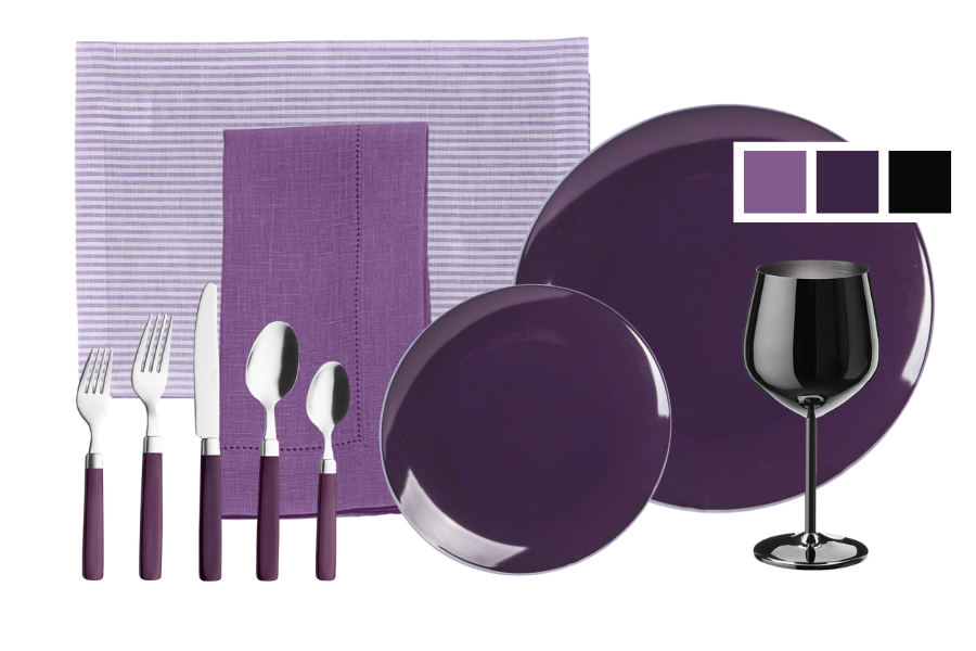 Halloween table setting decor