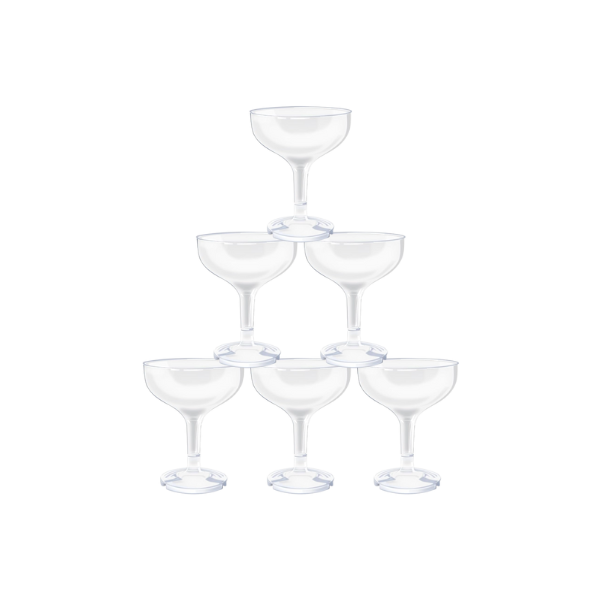Champagne coupe tower set
