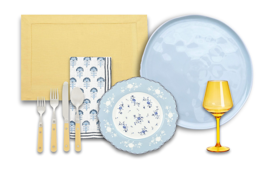 Colorful dinnerware sets