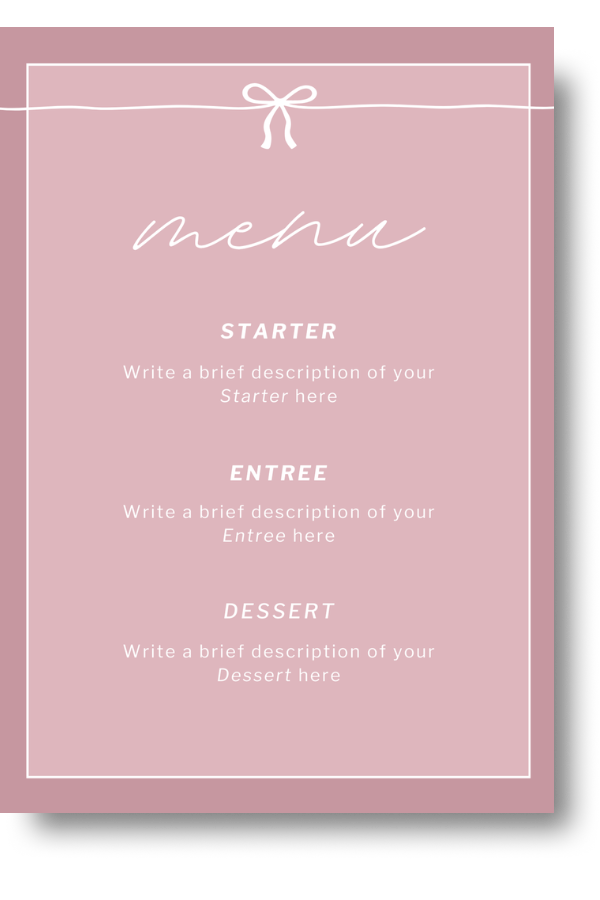 easter menu templates free download