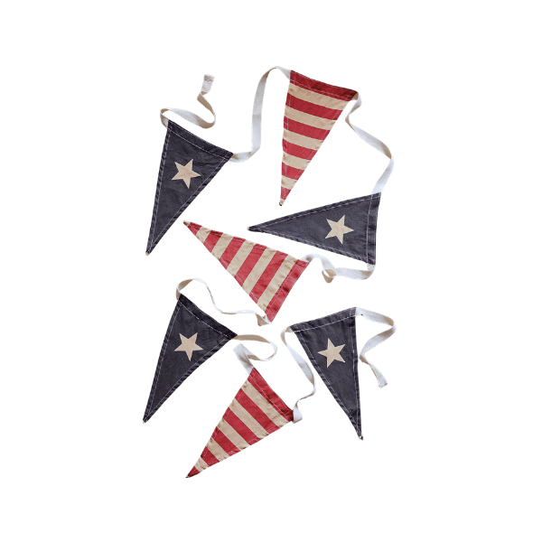 Red white blue table decorations