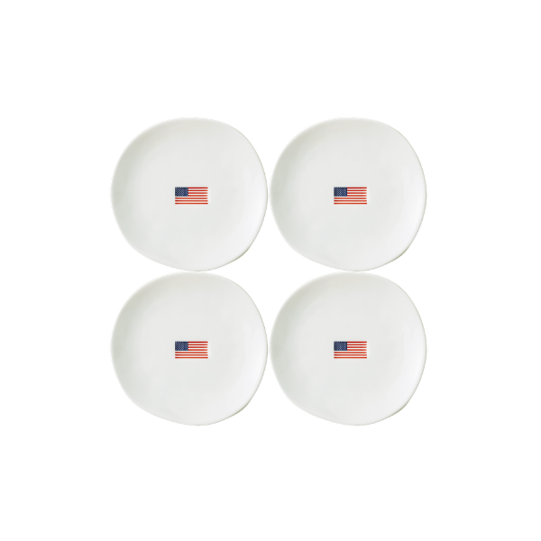 red white and blue flags