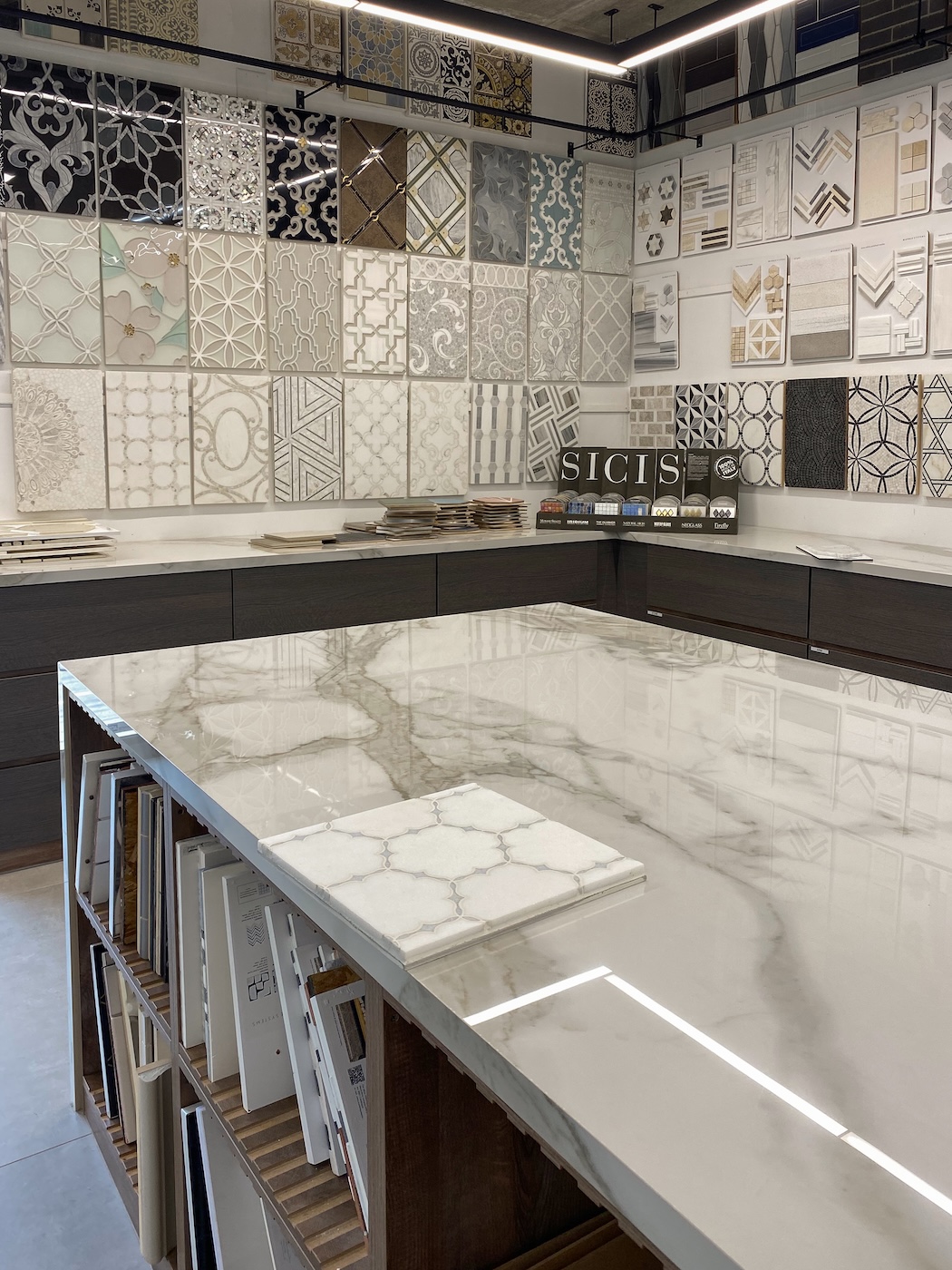 shower tile material cost