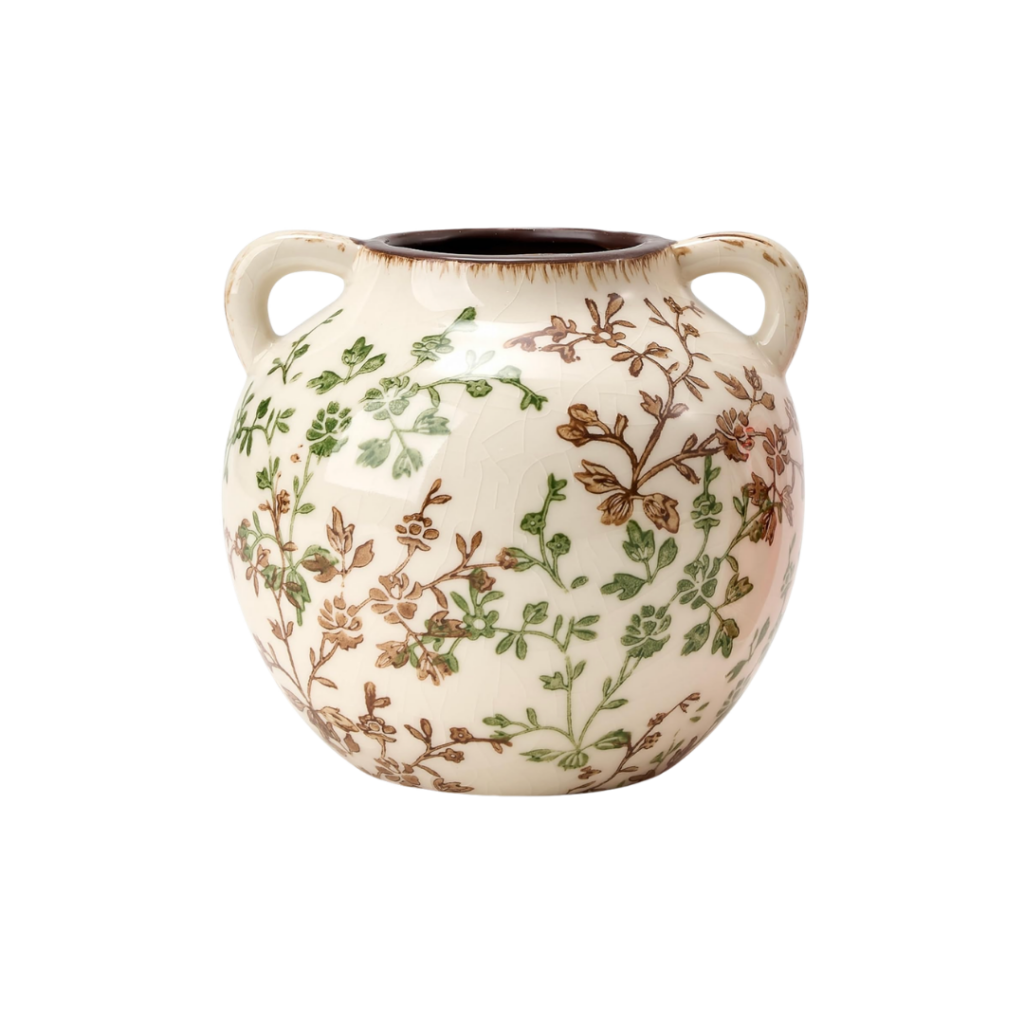 large neutral vase