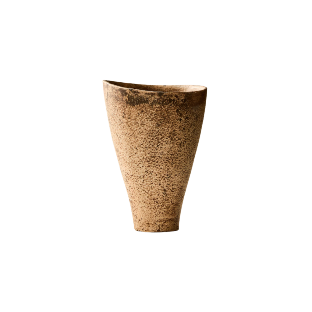 neutral flower vase