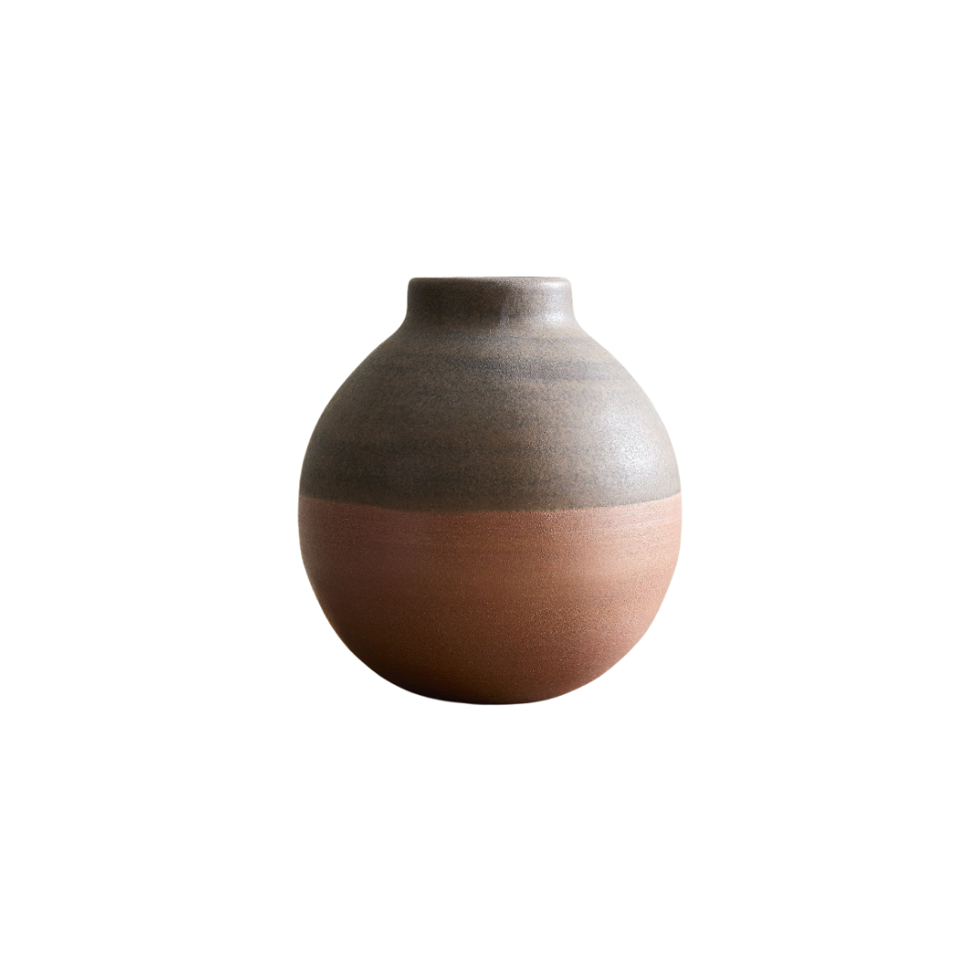neutral vases neutral vase with artificial flowers