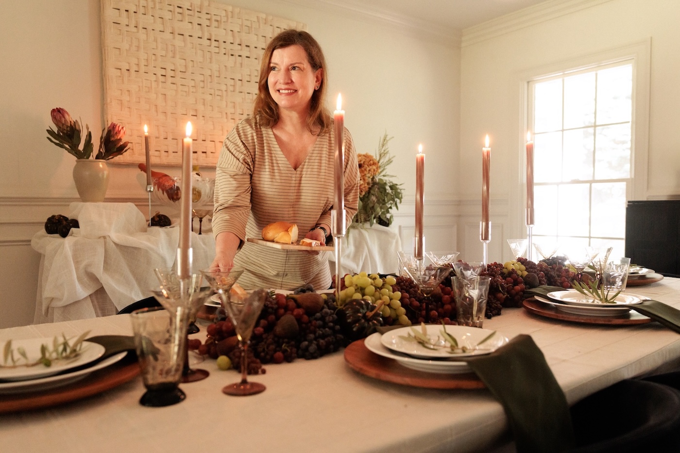 contemporary thanksgiving decor